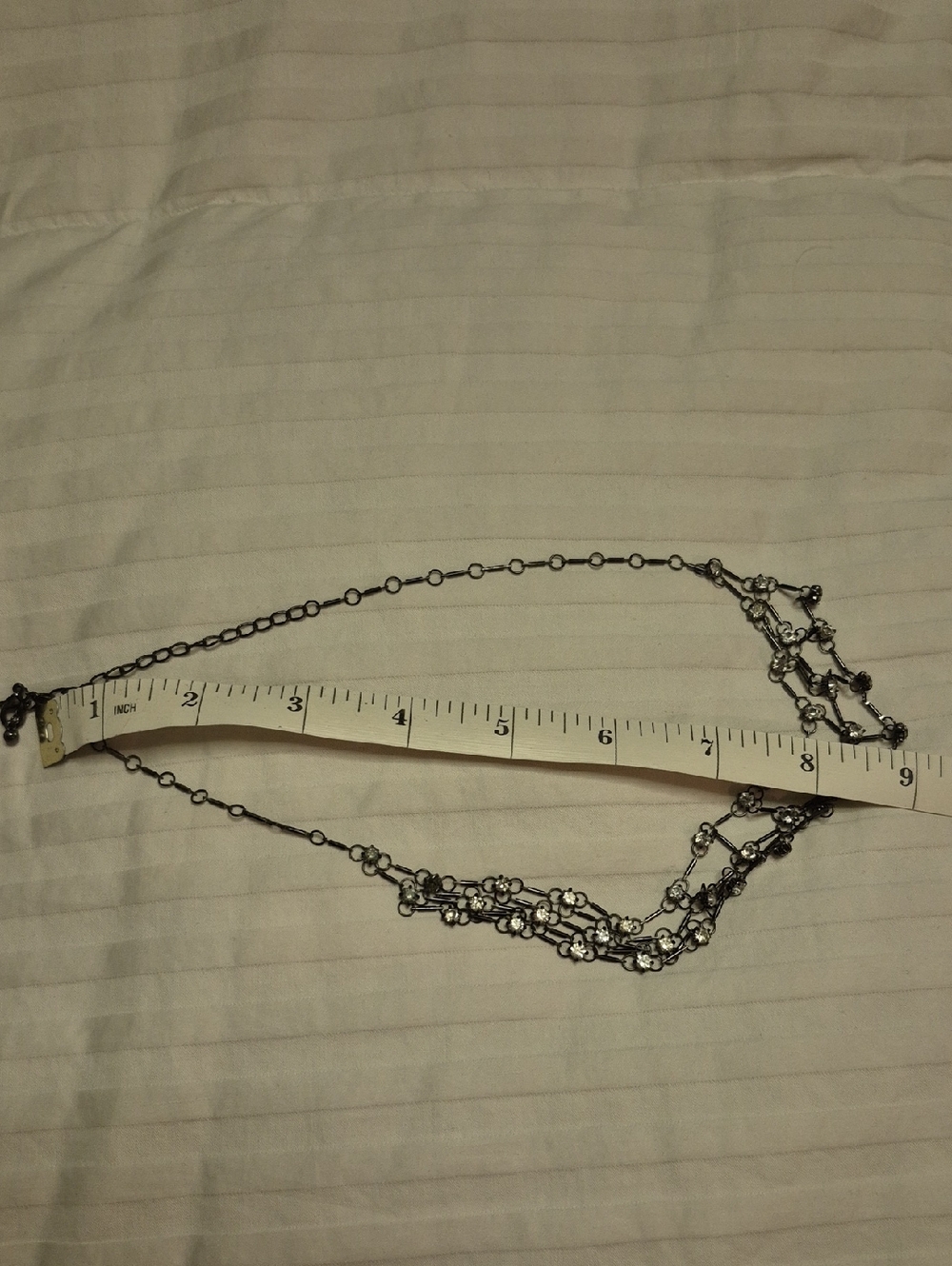 Delicate Silver-Tone Multi-Strand Necklace